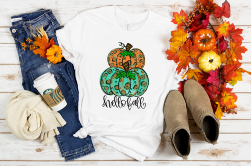 HELLO FALL PUMPKIN STACK- HTV TRANSFER