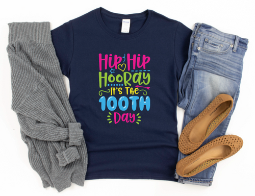 HIP HIP HOORAY IT'S THE 100TH DAY SCHOOL - HTV TRANSFER
