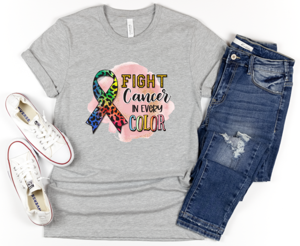FIGHT CANCER IN EVERY COLOR AWARENESS - HTV TRANSFER