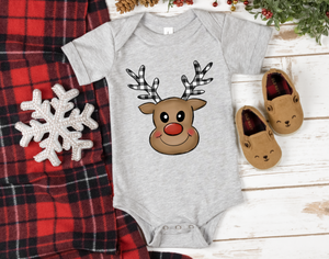 REINDEER BOY PLAID CHRISTMAS - HTV TRANSFER