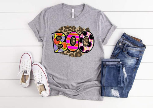 BOO LEOPARD HALLOWEEN - HTV TRANSFER