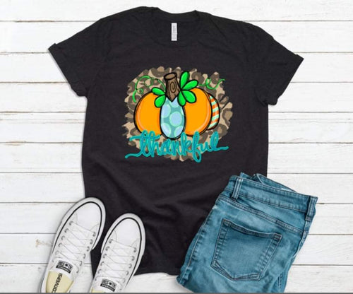 THANKFUL PUMPKIN LEOPARD FALL- HTV TRANSFER