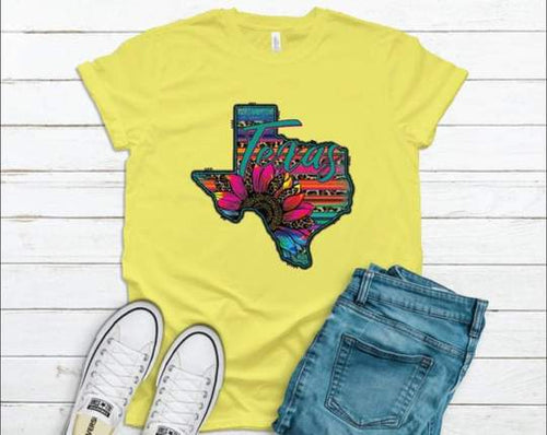 TEXAS SERAPE SUNFLOWER STATE- HTV TRANSFER